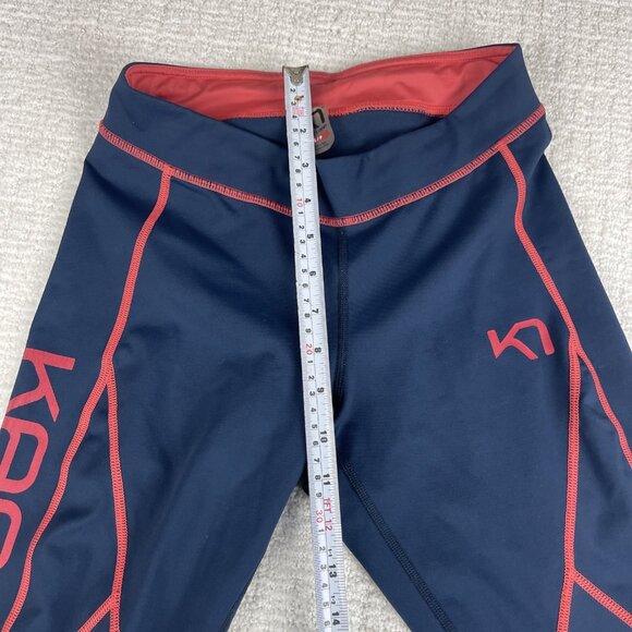 Kari Traa Louise Tights Womens Size SMALL Blue/Pink - Picture 8 of 14